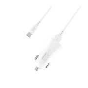 Адаптер Автомобильный с кабелем Type-C/USB - VDenmenv DZ06T, 2USB/3.1A кабель Type-C белый (уп.отдельно)