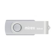 Накопитель USB 32Gb Mirex Swivel серебристый
