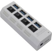 Разветвитель HUB > USB Smartbuy SBHA-7304-W 4 порта USB 2.0 белый
