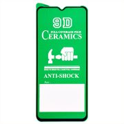 Защитное стекло для Samsung A04/A04s/A04 Core чёрное керамическое Ceramic тех.пак.