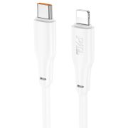 Кабель Type-C - Lightning Hoco X93, 3A/PD20W 1м, белый