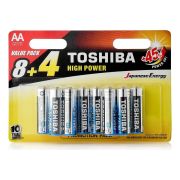 Батарейка AA, LR06 - Toshiba LR06 12BL Hight Power Alkaline 12/72/288