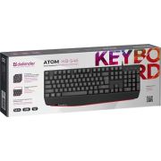 Клавиатура Defender Atom HB-546 RU проводная чёрная