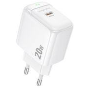 Адаптер Сетевой - Borofone BAS43A, 1USB-C/PD20W/3А белый