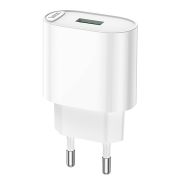 Адаптер Сетевой - Hoco C109A, 1USB/3.1A/QC3.0 белый