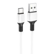 Кабель USB - Type-C Borofone BX84, 3A, 1м, белый
