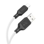 Кабель USB - Lightning Hoco X90, 2.4A, 1м, прочный, белый
