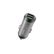 Адаптер Автомобильный - VDenmenv DZ16, 2USB/2.4A, серый (уп.отдельно)