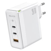 Адаптер Сетевой - Walker WH-47 GaN, 1USB/2USB-C/3.25A/QC3.0/PD100W белый