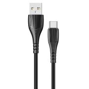 Кабель USB - Type-C Borofone BX37, 3A, 1м, чёрный