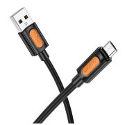 Кабель USB - MicroUSB Borofone BX114, 2.4A, 1м, чёрный