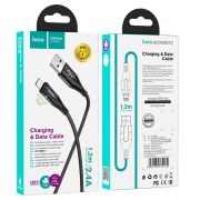 Кабель USB - Lightning Hoco U93, 2.4A, 1.2м, чёрный