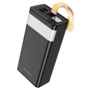 Аккумулятор внешний 30000 mAh Borofone BJ18A с фонариком чёрный