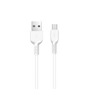 Кабель USB - MicroUSB Hoco X20, 2.4A, 3м, белый