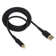Кабель USB - Lightning Walker C950, 3.3A, 1м, поддержка QC3.0, чёрный