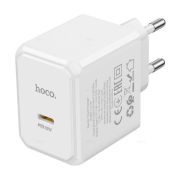 Адаптер Сетевой - Hoco CS13A, 1USB-C/PD20W белый