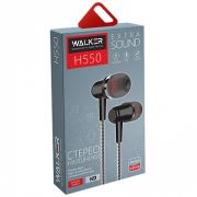 Наушники с микрофоном Walker H550 чёрные