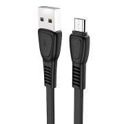 Кабель USB - MicroUSB Hoco X40, 2.4A, 1м, чёрный