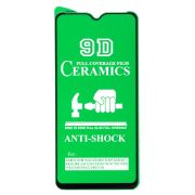 Защитное стекло для Samsung A10/A10s/M10 чёрное керамическое Ceramic тех.пак.