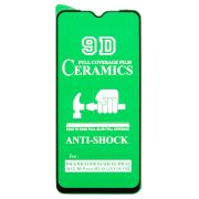 Защитное стекло для Xiaomi Redmi 9/9A/9C/Poco M2 чёрное керамическое Ceramic тех.пак.
