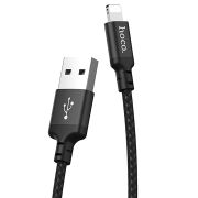 Кабель USB - Lightning Hoco X14, 2A, 1м, чёрный