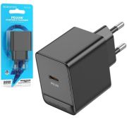 Адаптер Сетевой - Borofone BAS13A, 1USB-C/PD20W чёрный
