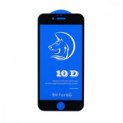 Защитное стекло для iPh 6/6s чёрное 6D TM