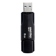 Накопитель USB 8Gb Smartbuy Clue чёрный