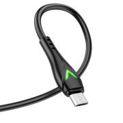 Кабель USB - MicroUSB Borofone BX65, 2.4A, 1м, чёрный