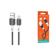 Кабель USB - MicroUSB Borofone BX79, 2.4A, чёрный