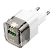 Адаптер Сетевой - Hoco C131A, 1USB/1USB-C/QC3.0/PD20W чёрный