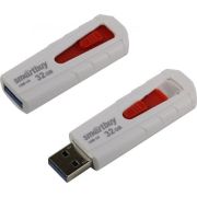 Накопитель USB 32Gb Smartbuy Iron белый/красный USB3.0