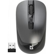 Мышь беспроводная Defender Wave MM-995 бесшумная серая