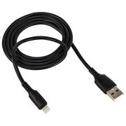 Кабель USB - Lightning Walker C308, 2.4A, 1м, чёрный