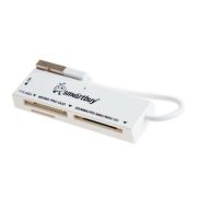 Картридер Smartbuy 717 USB2.0/MicroSD/SD/MS/M2 белый