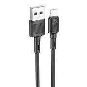 Кабель USB - Lightning Hoco X83, 2.4A, 1м, чёрный