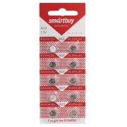 Батарейка AG3, LR41 - Smartbuy AG3 LR736/LR41/384 10BL 10/200/2000
