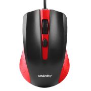 Мышь проводная Smartbuy 352-RK красная/чёрная