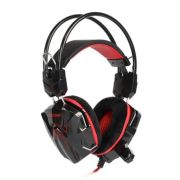 Гарнитура Smartbuy Rush Snake, 2x3,5 jack, USB, динамики 40мм, чёрный/красный
