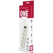 Сетевой фильтр Smartbuy One 10А 2 200 W 5 розеток длина 18 м белый