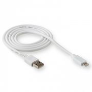 Кабель USB - Lightning Walker C110, 2A, 1м, прочный, белый