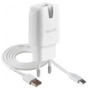Адаптер Сетевой с кабелем Micro USB - Walker WH-21, 1USB/2А/10.5W белый