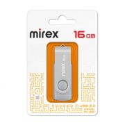 Накопитель USB 16Gb Mirex Swivel серебристый