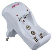 ЗУ для аккумуляторов, Perfeo PF-VN-210 для аккум Ni-MH/CD, 2хAA/AAA; 9V«Крона»; таймер; от сети 220В