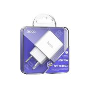 Адаптер Сетевой - Hoco C76A Pro, 1USB-C/PD30W/QC3.0 белый