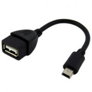 Переходник mini USB (m) - USB (f) OTG Walker 003 кабель