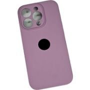 Чехол iPh 15 Pro силикон SC сиреневый с защитой камеры с лого