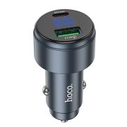 Адаптер Автомобильный - Hoco Z57B, 1USB-C/PD30W металл серый