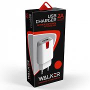 Адаптер Сетевой - Walker WH-21, 1USB/2.1A/10.5W белый