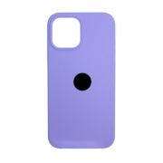 Чехол iPh 14 Pro силикон SC сиреневый светлый закрытый с лого